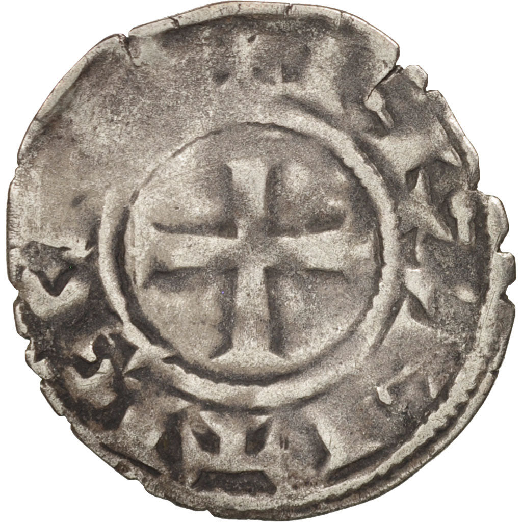 Coin, France, Bretagne, Anonymous, Denarius, Nantes, VF(30-35), Silver