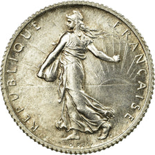 Coin, France, Semeuse, Franc, 1902, Paris, MS(60-62), Silver, KM:844.1