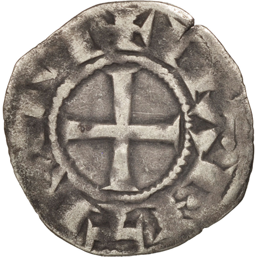Coin, France, Bretagne, Anonymous, Denarius, Nantes, VF(30-35), Silver