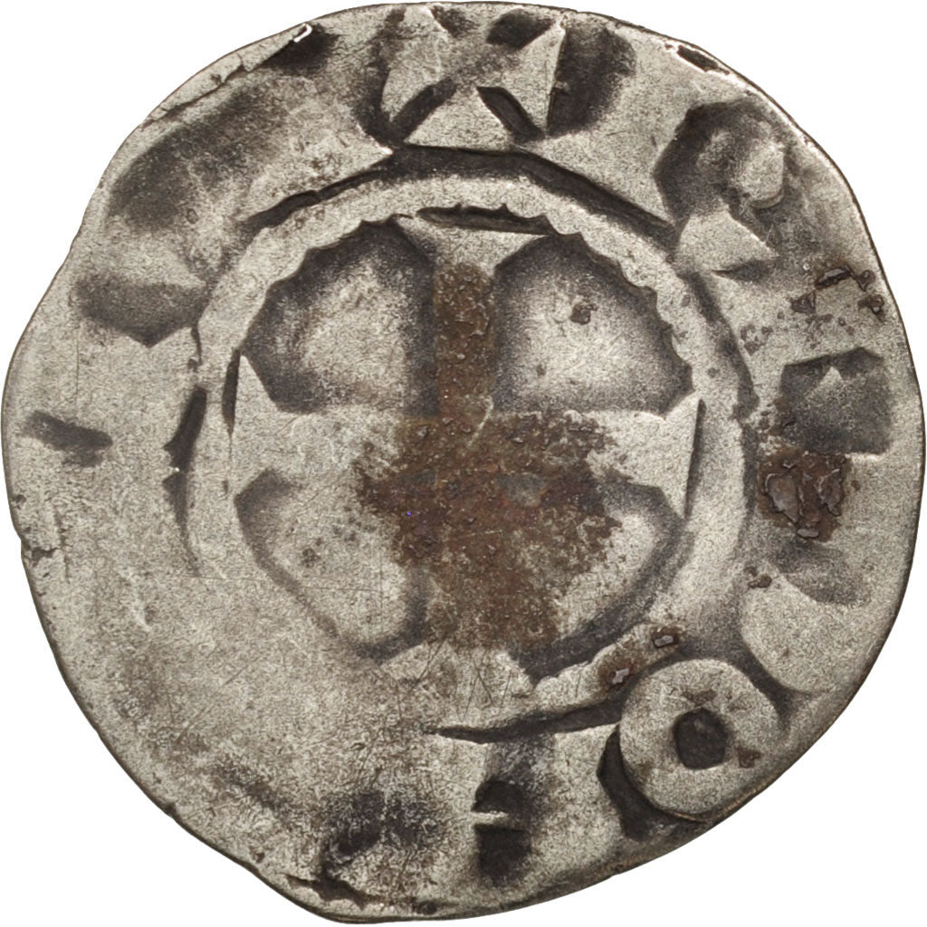 Coin, France, Bretagne, Anonymous, Denarius, Rennes, VF(20-25), Silver