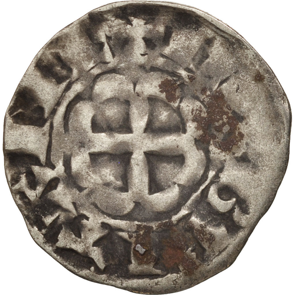 Coin, France, Bretagne, Anonymous, Denarius, Rennes, VF(20-25), Silver