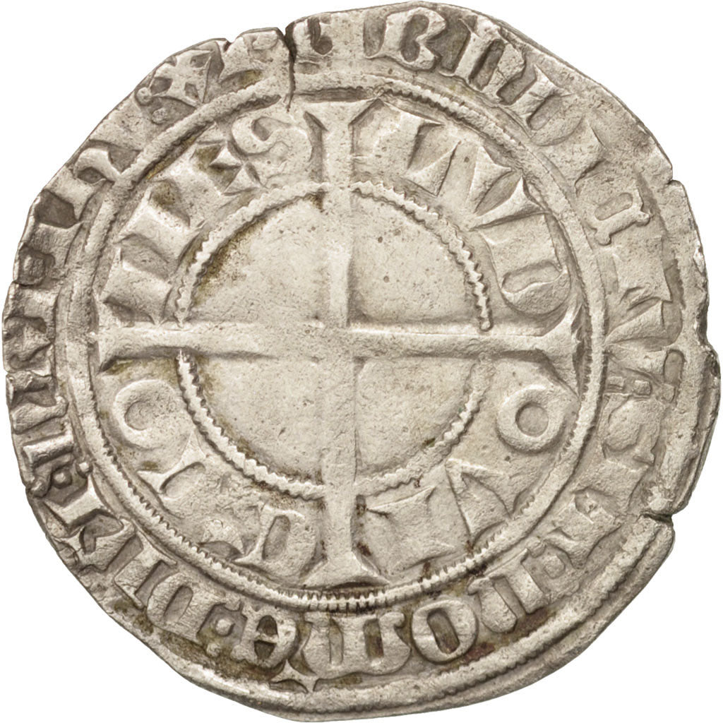 Coin, France, Flanders, Louis II, Gros, EF(40-45), Silver, Boudeau:2230