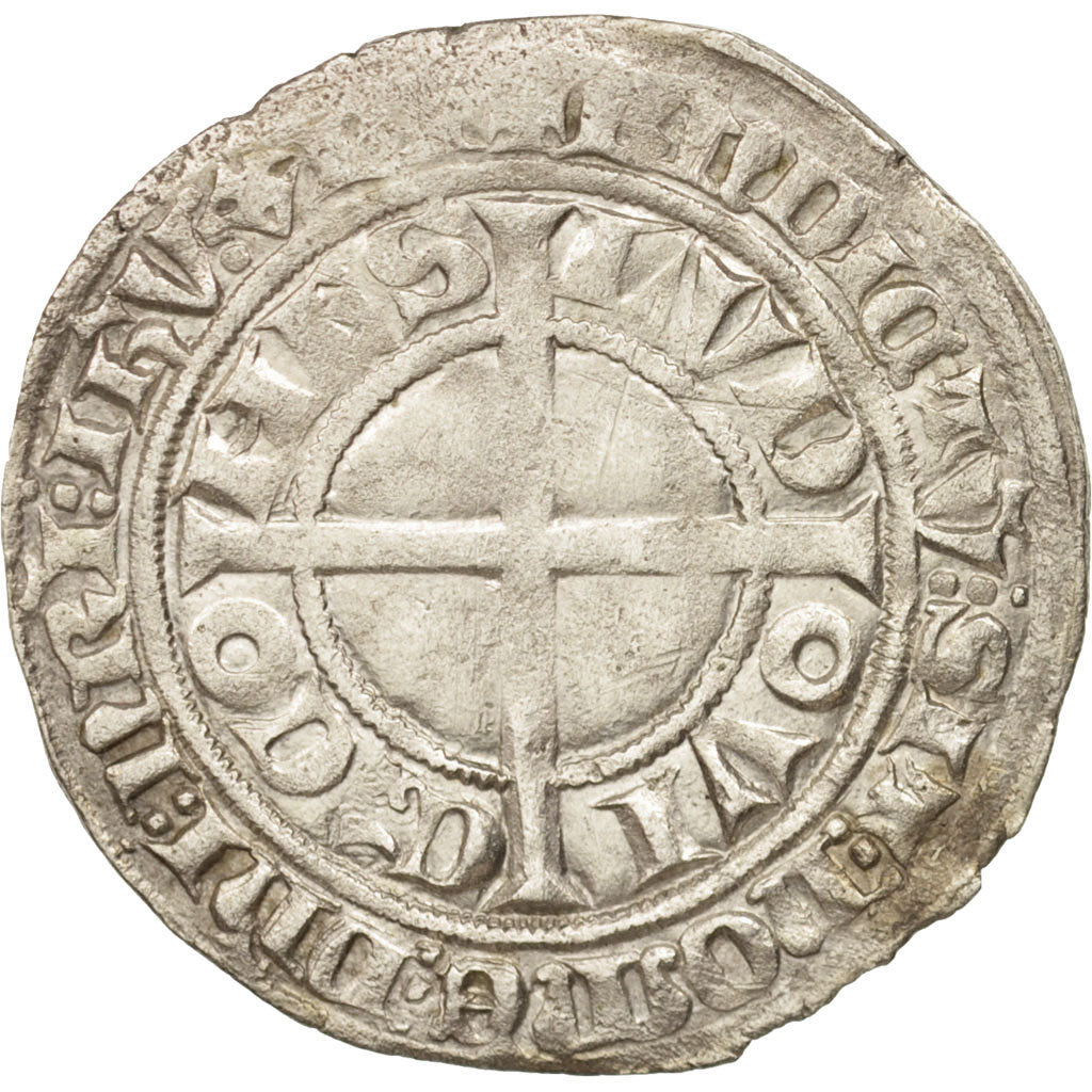 Moneta, Francia, Flanders, Louis II, Gros, BB, Argento, Boudeau:2230