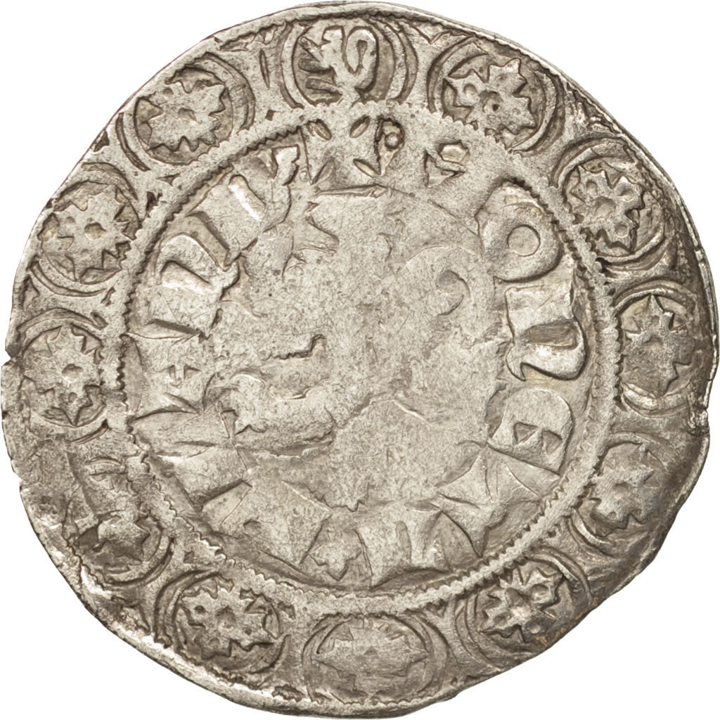 Moneta, Francja, Flanders, Louis II, Gros, VF(30-35), Srebro, Boudeau:2230