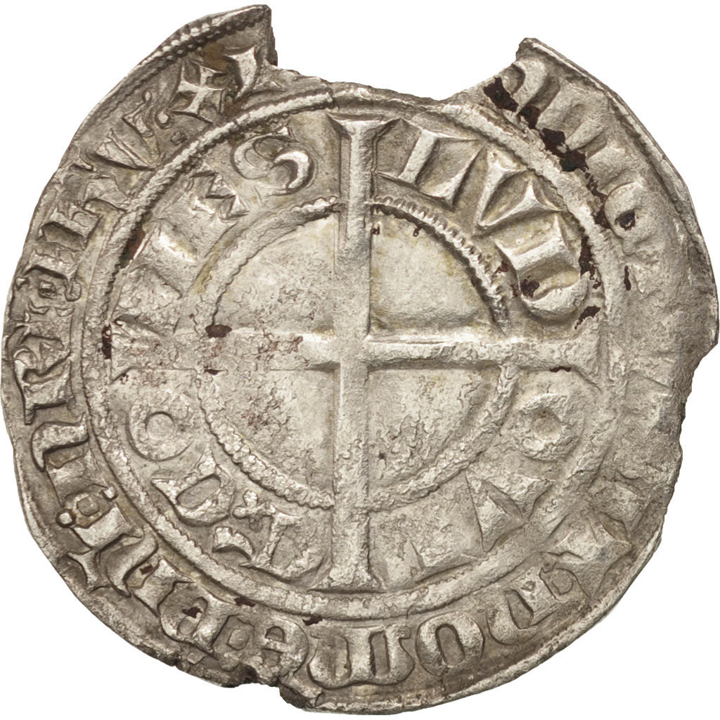 Coin, France, Flanders, Louis II, Gros, EF(40-45), Silver, Boudeau:2230