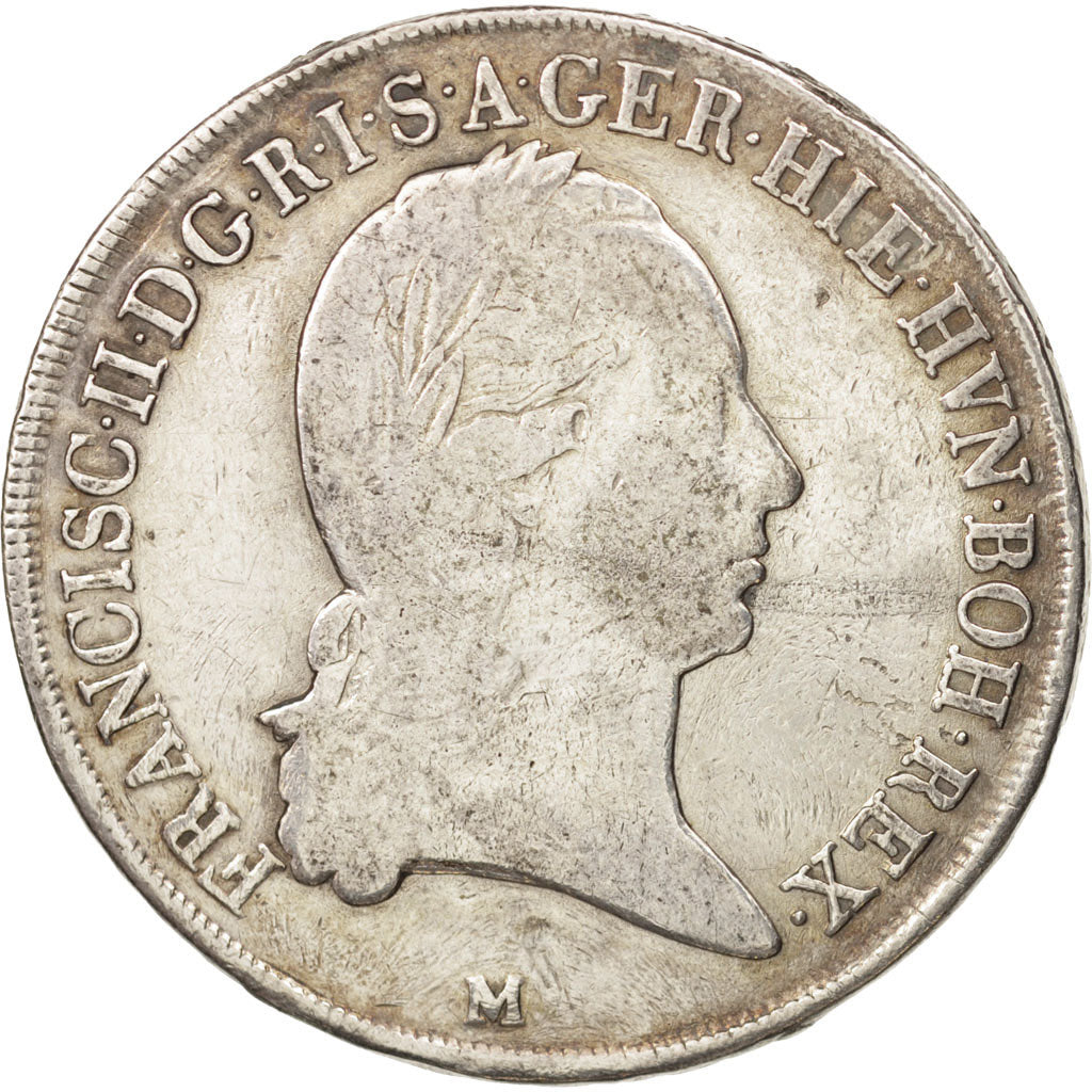 Estados italianos, MILAN, Franz II, Crocione, Kronenthaler, 1796, Milan, BC