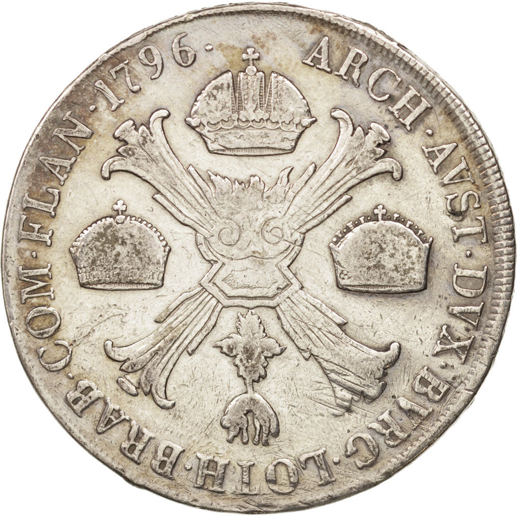 Estados italianos, MILAN, Franz II, Crocione, Kronenthaler, 1796, Milan, BC