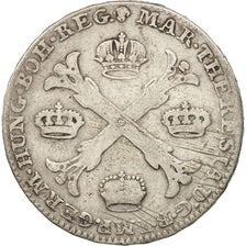Monnaie, AUSTRIAN NETHERLANDS, Maria Theresa, Kronenthaler, 1775, B+, Argent