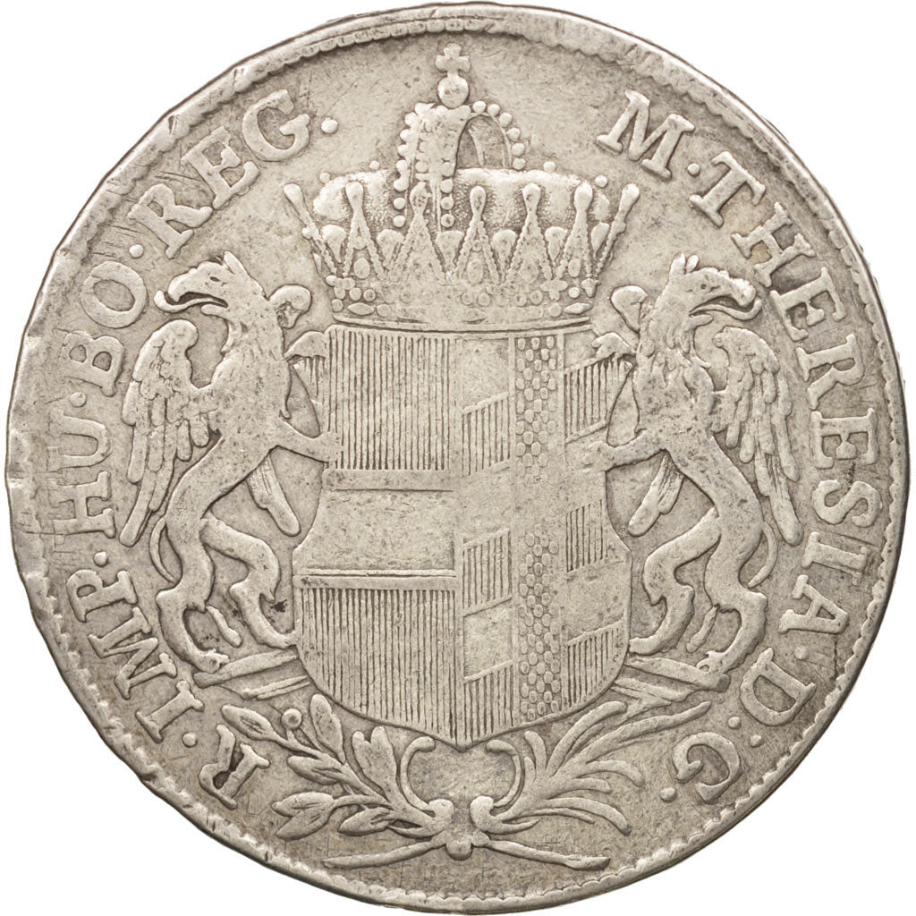 AUSTRIAN STATES, BURGAU, Maria Theresa, Thaler, Convention, 1766, VF(30-35)