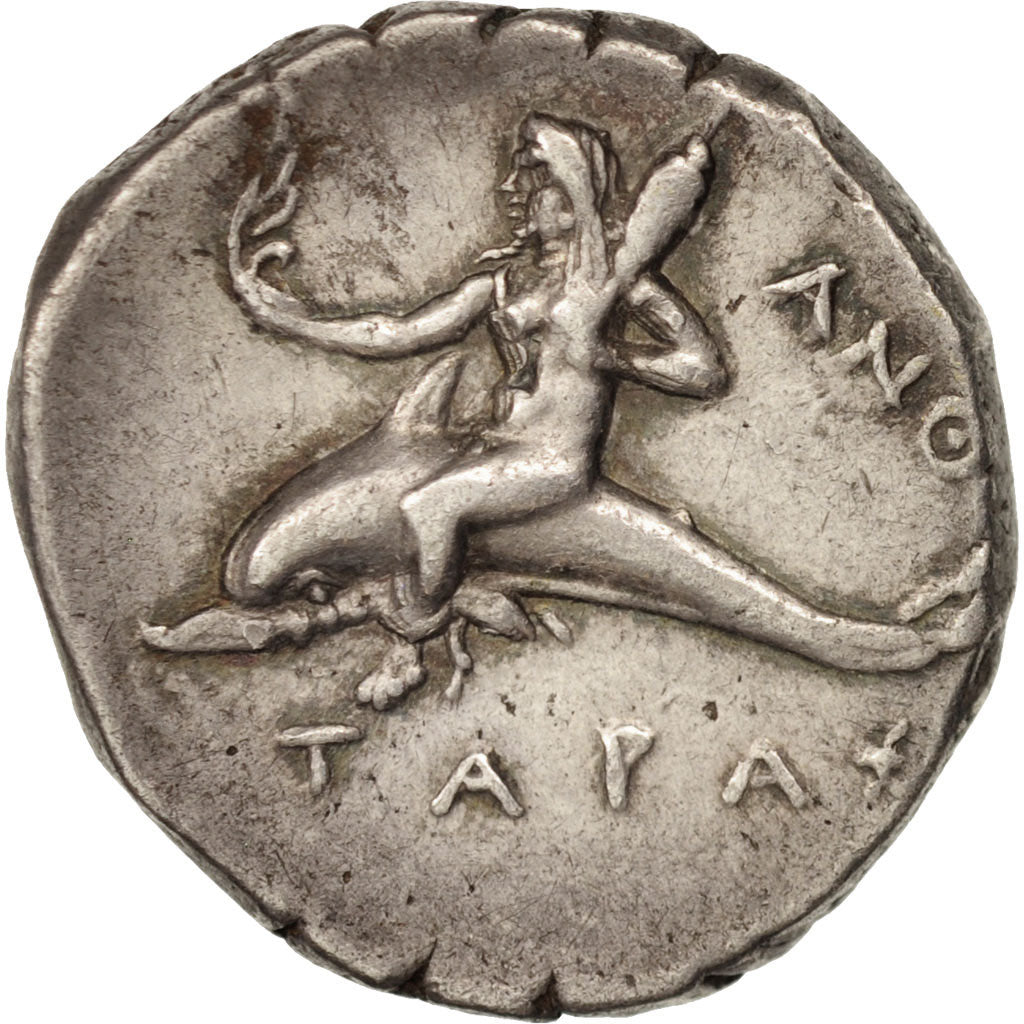 Calabria, Stater, Tarentum, EF(40-45), Silver, SNG ANS:1142ff