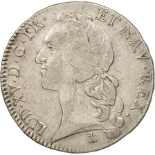 Frankrijk, Louis XV, Écu au bandeau, 1755, Rennes, Zilver, FR+, Gadoury:322