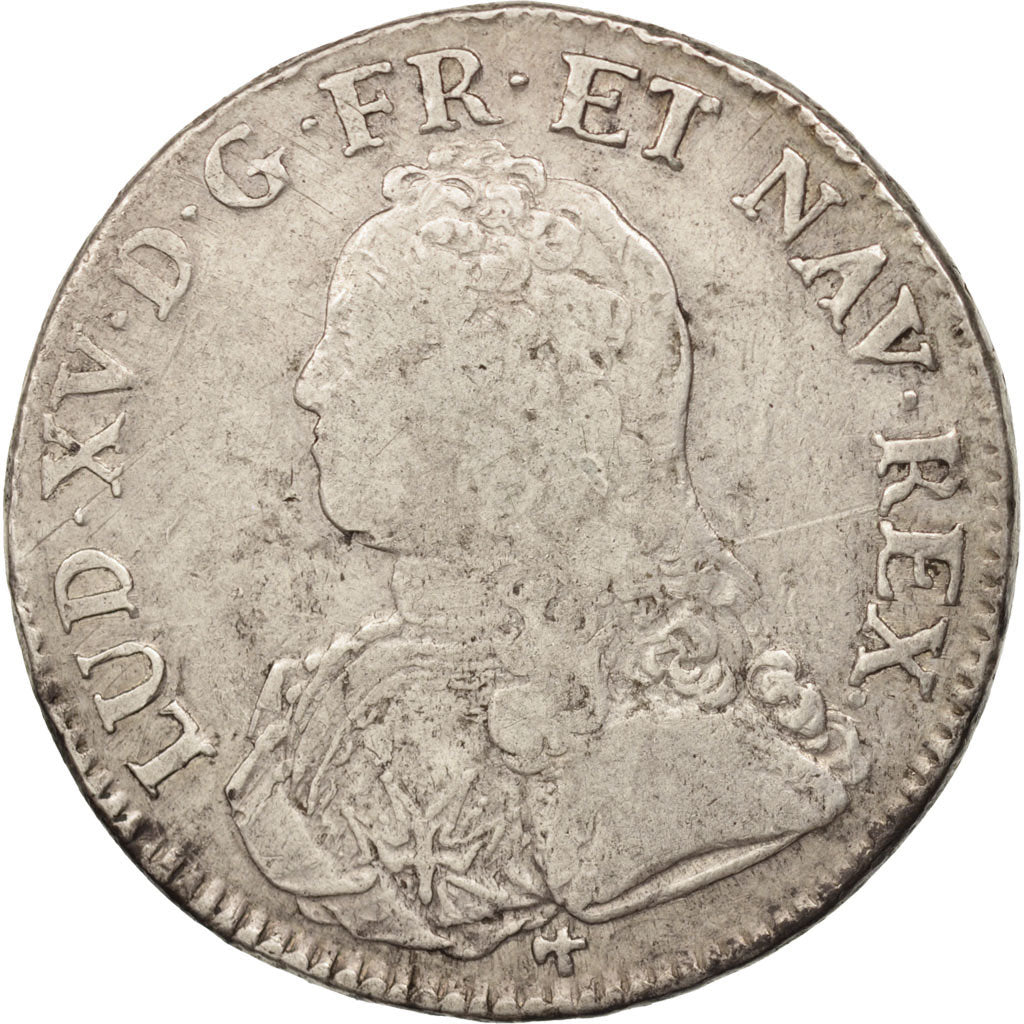Monnaie, France, Louis XV, Écu aux branches d'olivier, Ecu, 1726, Orléans