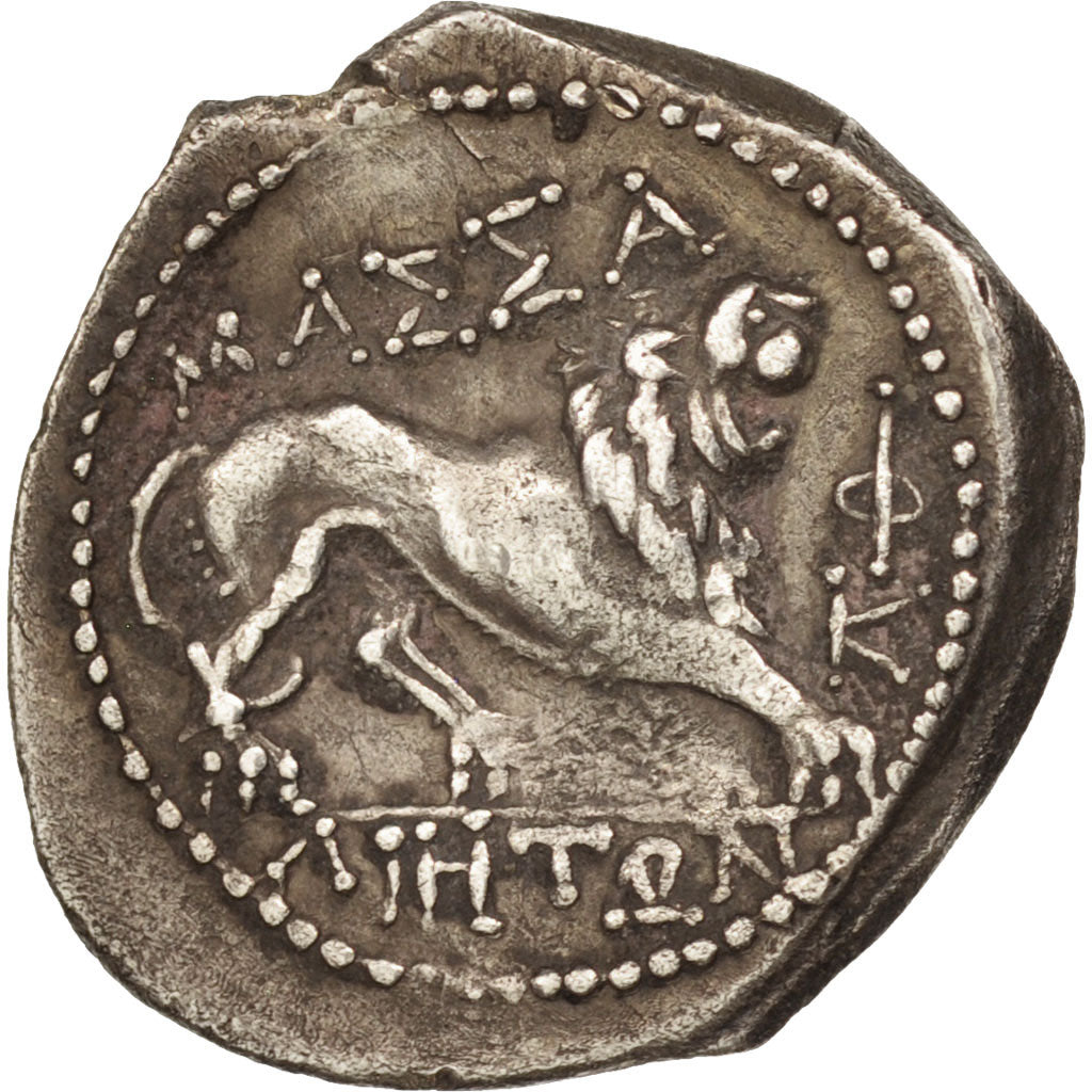 Massalia, Drachm, Marseille, EF(40-45), Silver, SNG Cop:757