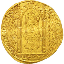 France, Charles V, Franc à pied, AU(50-53), Gold, Duplessy:360