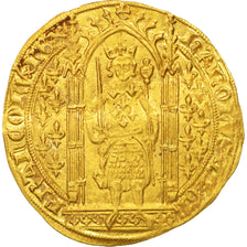 Francia, Charles V, Franc à pied, MBC+, Oro, Duplessy:360