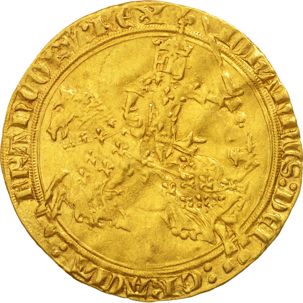 France, Jean II le Bon, Franc à cheval, AU(50-53), Gold, Duplessy:294