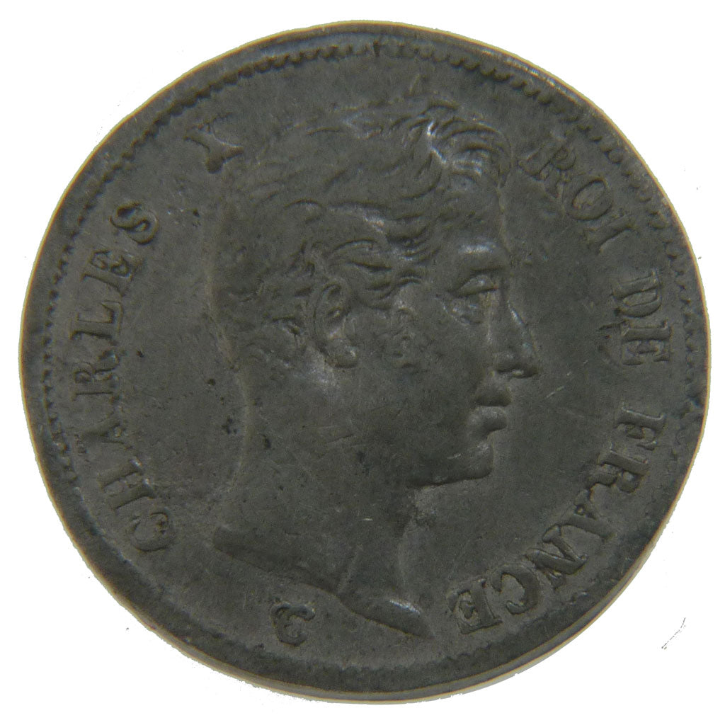 Charles X, Essai de la 10 Francs Or en Etain