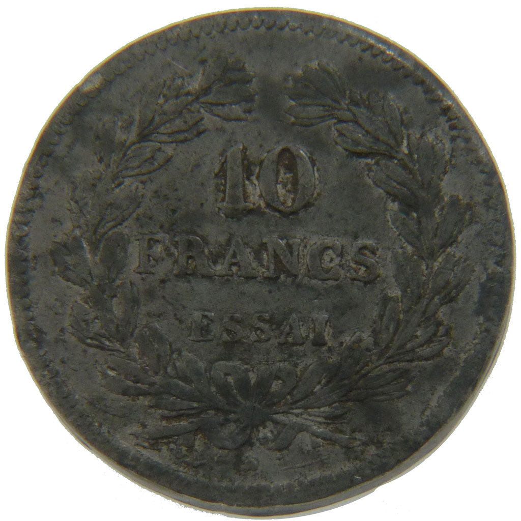 Charles X, Essai de la 10 Francs Or en Etain