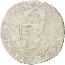 Coin, Spanish Netherlands, BRABANT, Escalin, 1624, Antwerp, VF(30-35), Silver