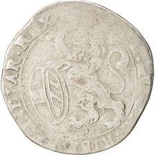 Coin, Spanish Netherlands, BRABANT, Escalin, Brussels, VF(20-25), Silver