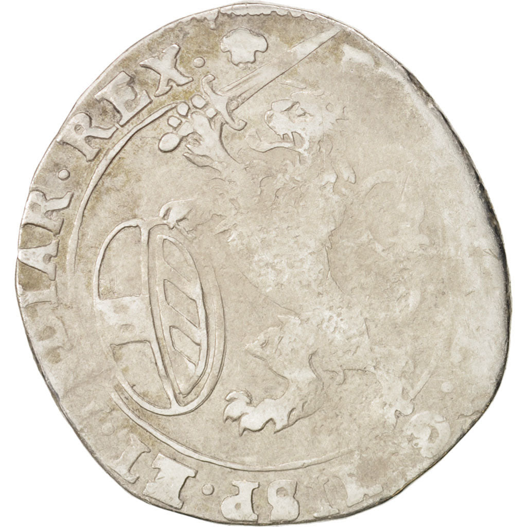 Coin, Spanish Netherlands, BRABANT, Escalin, 1623, Brabant, VF(20-25), Silver