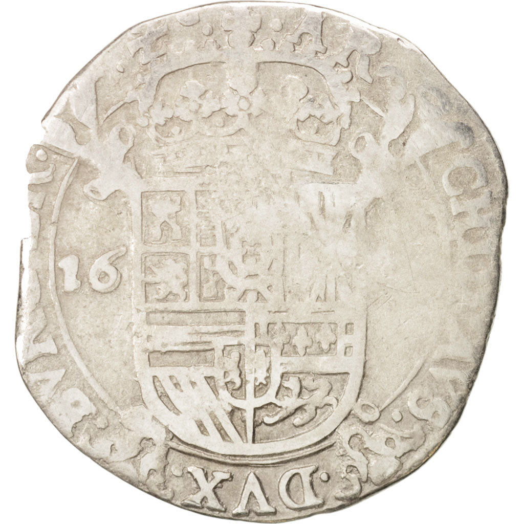 Spanish Netherlands, BRABANT, Escalin, 16[--], Brussels, VF(20-25), GH:333-3