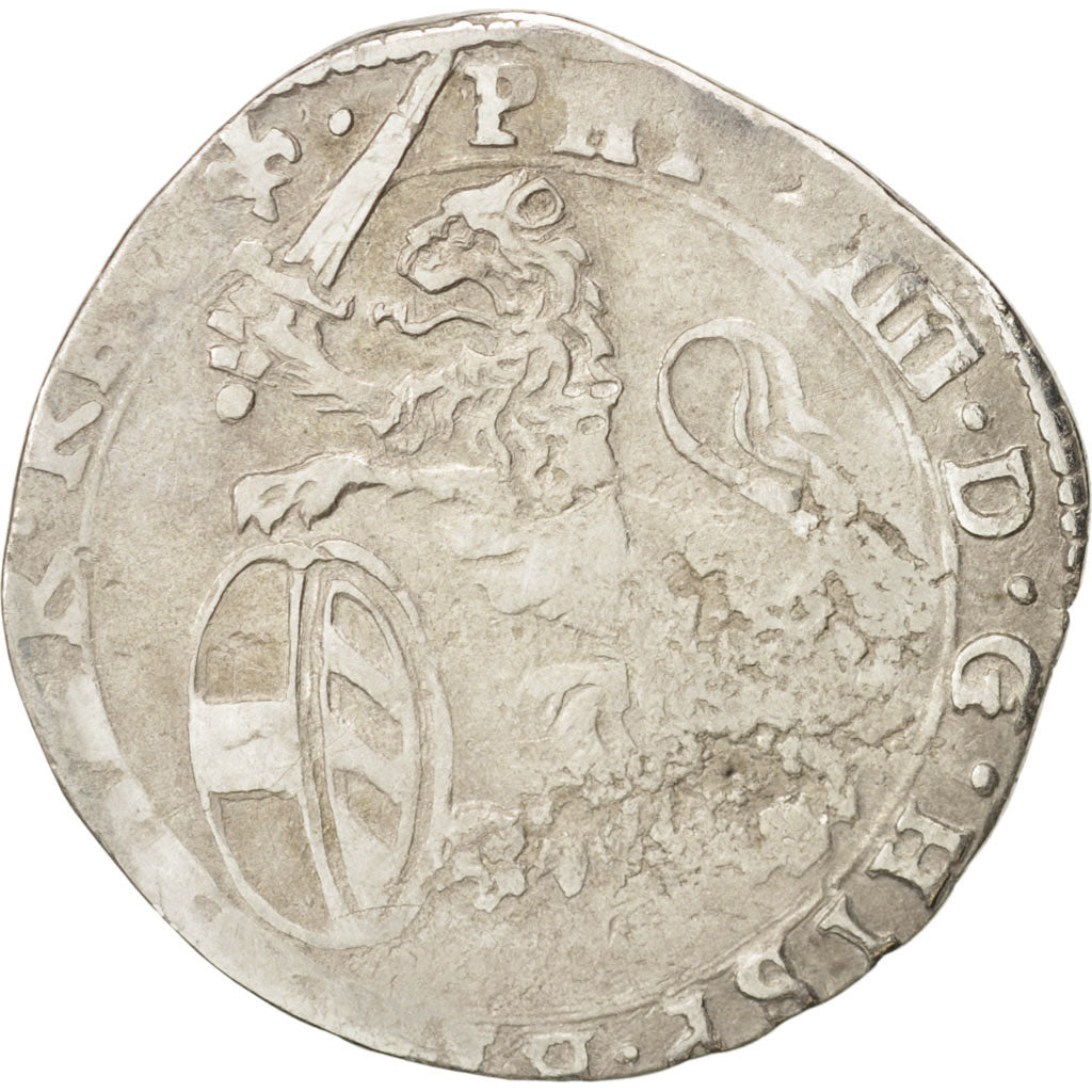 Spanish Netherlands, FLANDERS, Escalin, 1622, Bruges, VF(20-25), Silver, KM:31