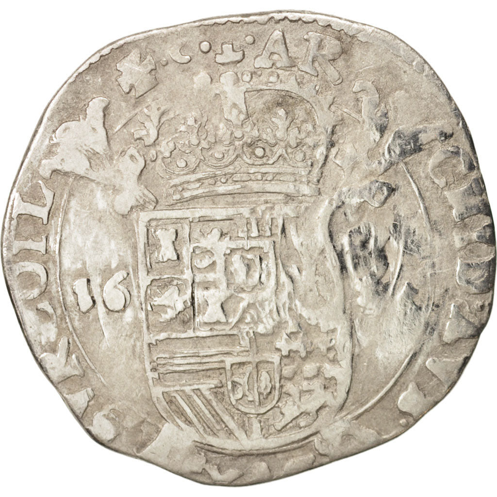 Spanish Netherlands, FLANDERS, Escalin, 16[--], Bruges, VF(20-25), GH:333-6