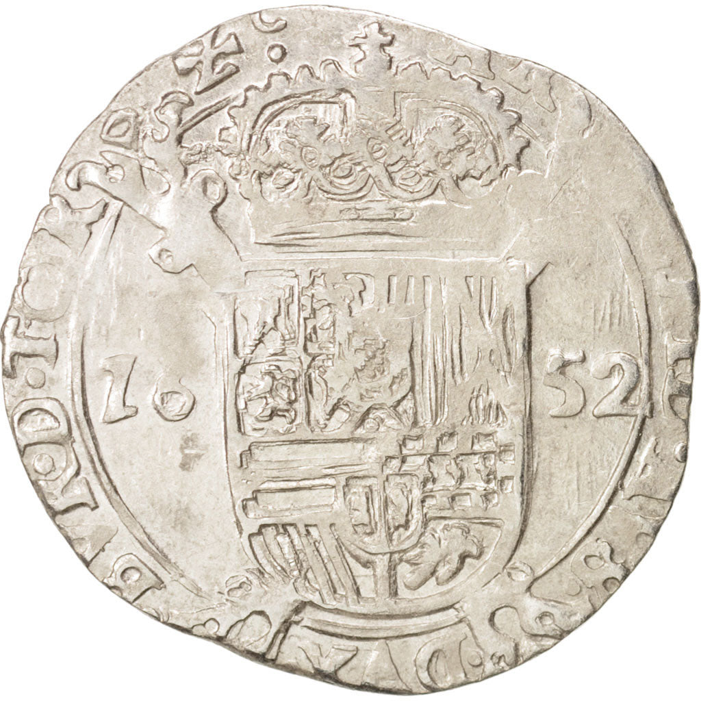 Spanish Netherlands, TOURNAI, Escalin, 1652, EF(40-45), KM:41