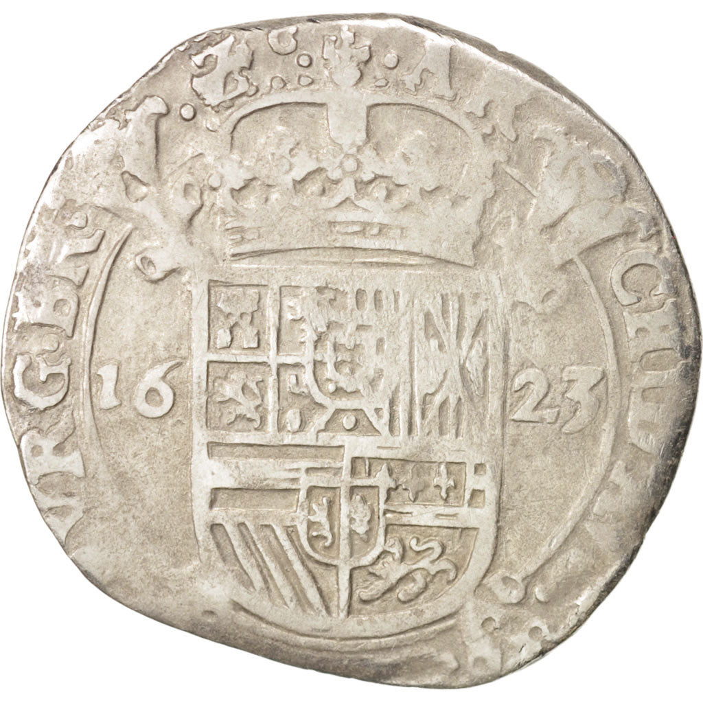 Paesi Bassi Spagnoli, BRABANT, Escalin, 1623, MB, Argento