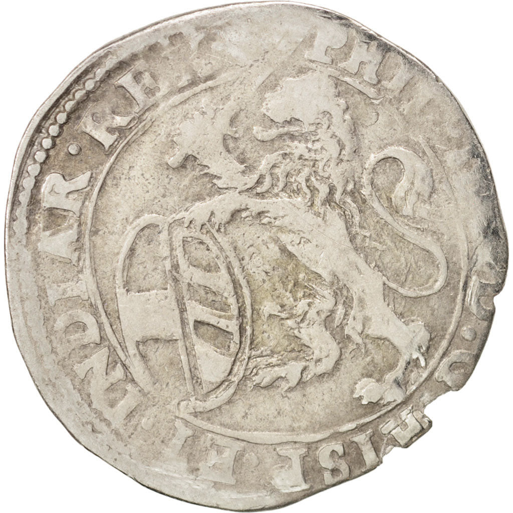Spanish Netherlands, BRABANT, Escalin, 1624, indeterminate mint, VF(30-35)