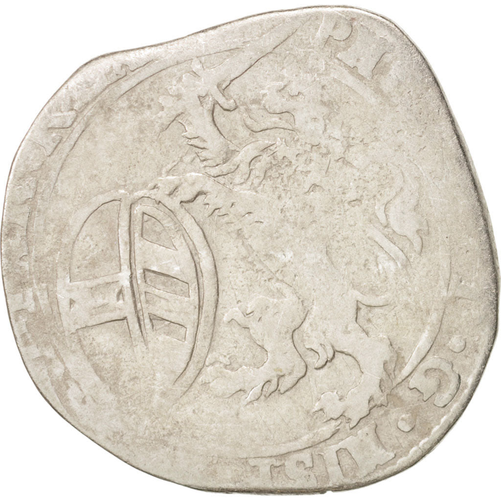 Coin, Spanish Netherlands, BRABANT, Escalin, 1637, VF(20-25), Silver