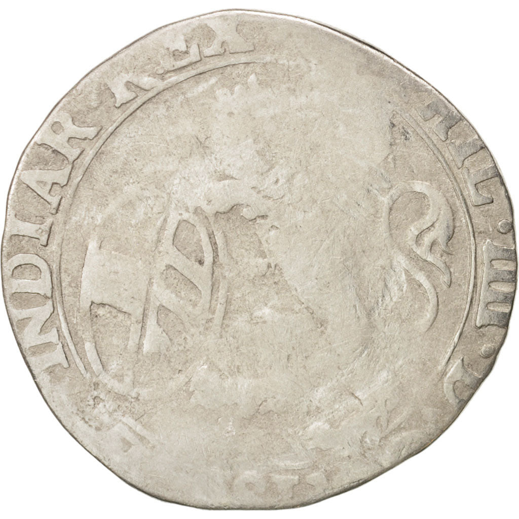 Paesi Bassi Spagnoli, BRABANT, Escalin, 1624, indeterminate mint, B+, Argento