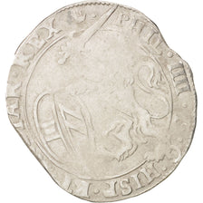 Spanish Netherlands, BRABANT, Escalin, 1629, Antwerp, VF(20-25), Silver, KM:52.1