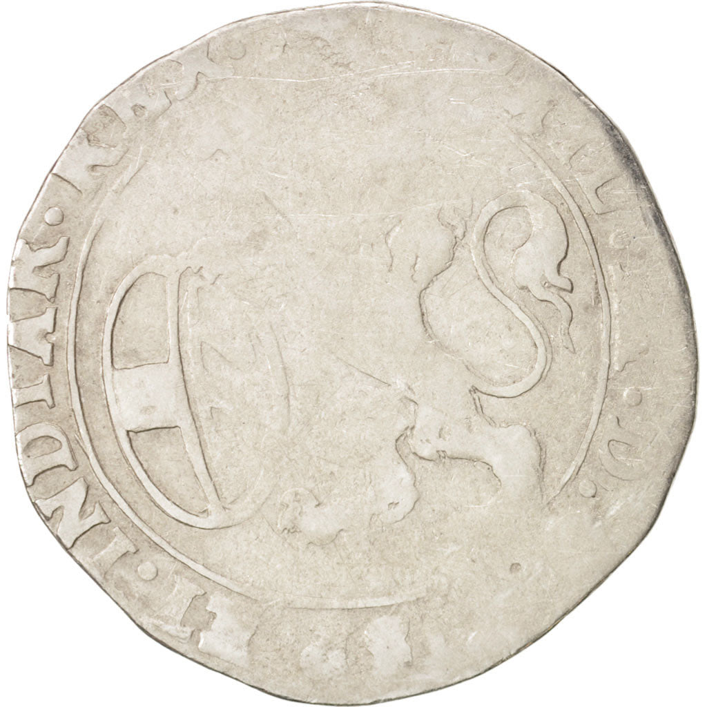 Spanish Netherlands, BRABANT, Escalin, 1623, Brussels, VG(8-10), Silver, KM:52.3
