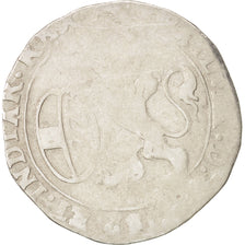 Spanish Netherlands, BRABANT, Escalin, 1623, Brussels, VG(8-10), Silver, KM:52.3