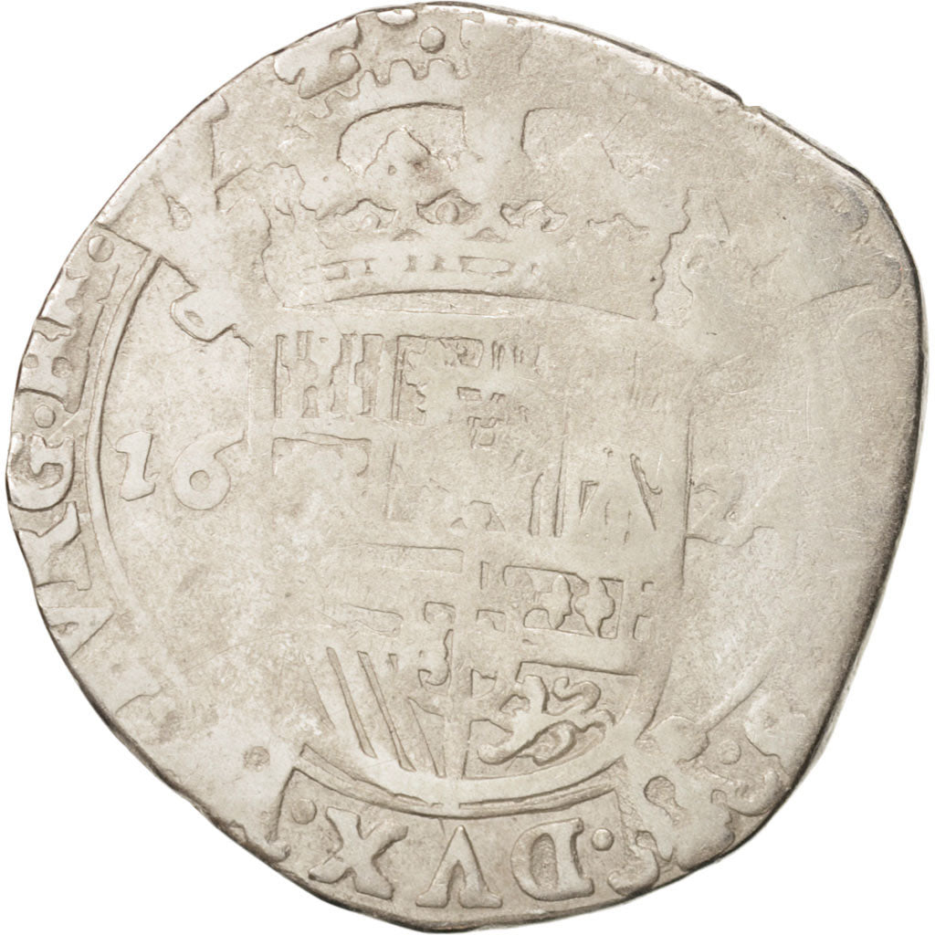 Coin, Spanish Netherlands, BRABANT, Escalin, 1624, Brabant, VG(8-10), Silver