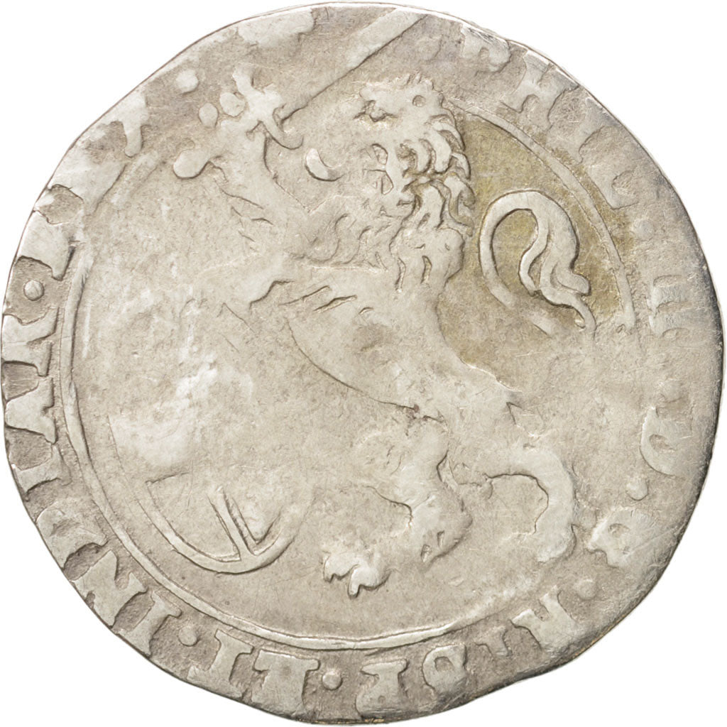 Spanish Netherlands, BRABANT, Escalin, 1624, Brussels, VF(20-25), KM:52.3