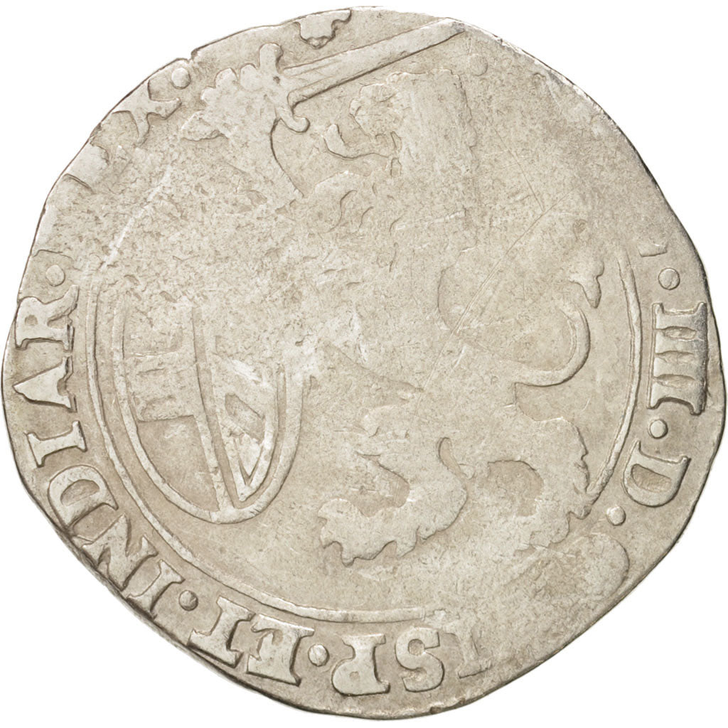Coin, Spanish Netherlands, BRABANT, Escalin, 1629, Brabant, F(12-15), Silver