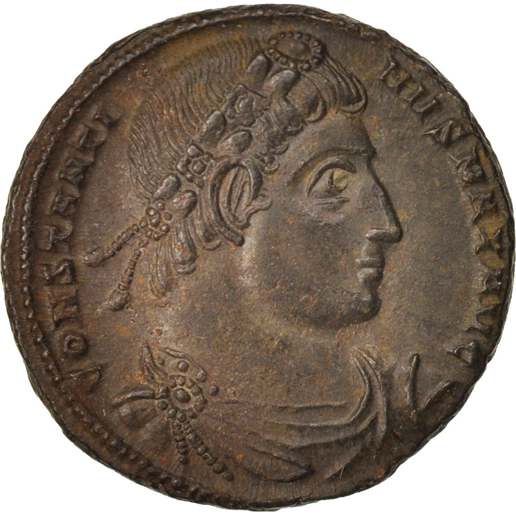 Constantine I, Follis, Siscia, AU(55-58), Bronze, RIC:219