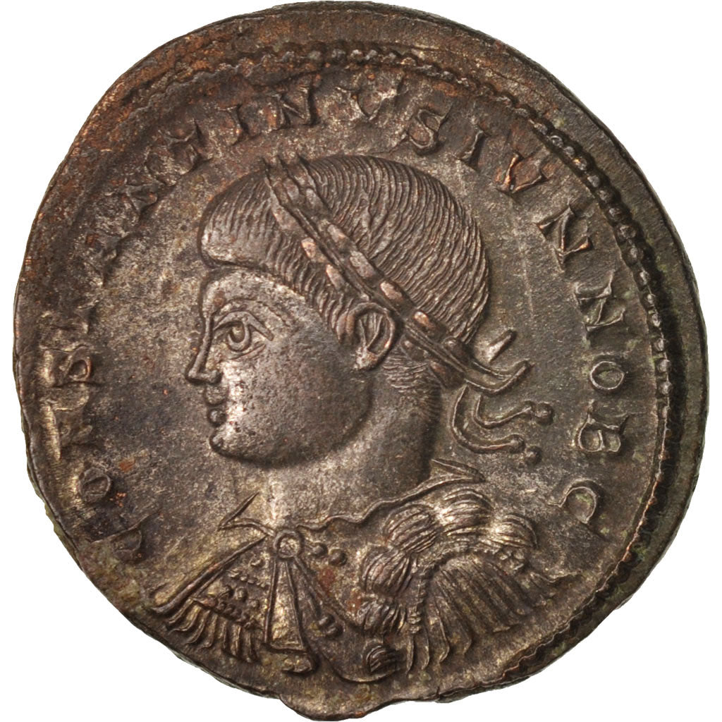 Coin, Constantine II, Follis, Trier, MS(63), Bronze, RIC:463