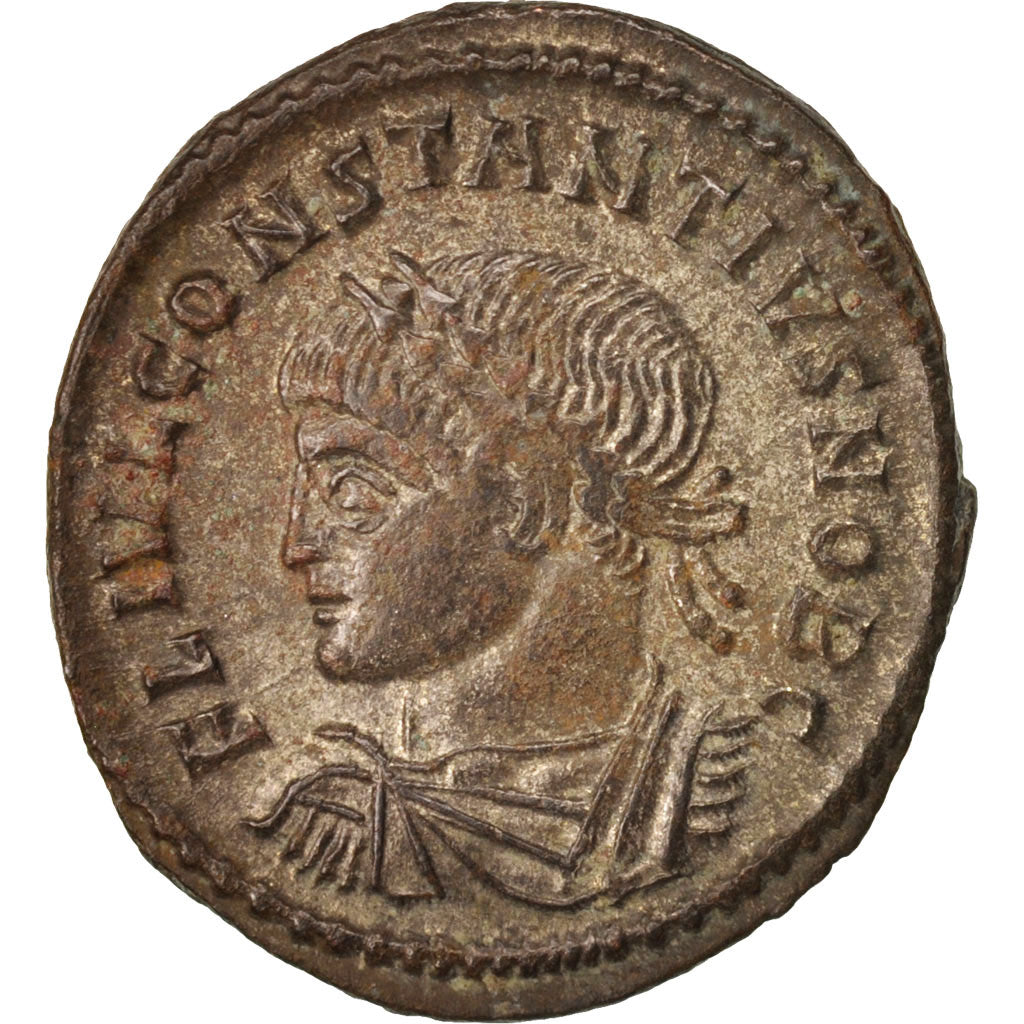 Coin, Constantius II, Follis, Arles, AU(55-58), Bronze, RIC:316