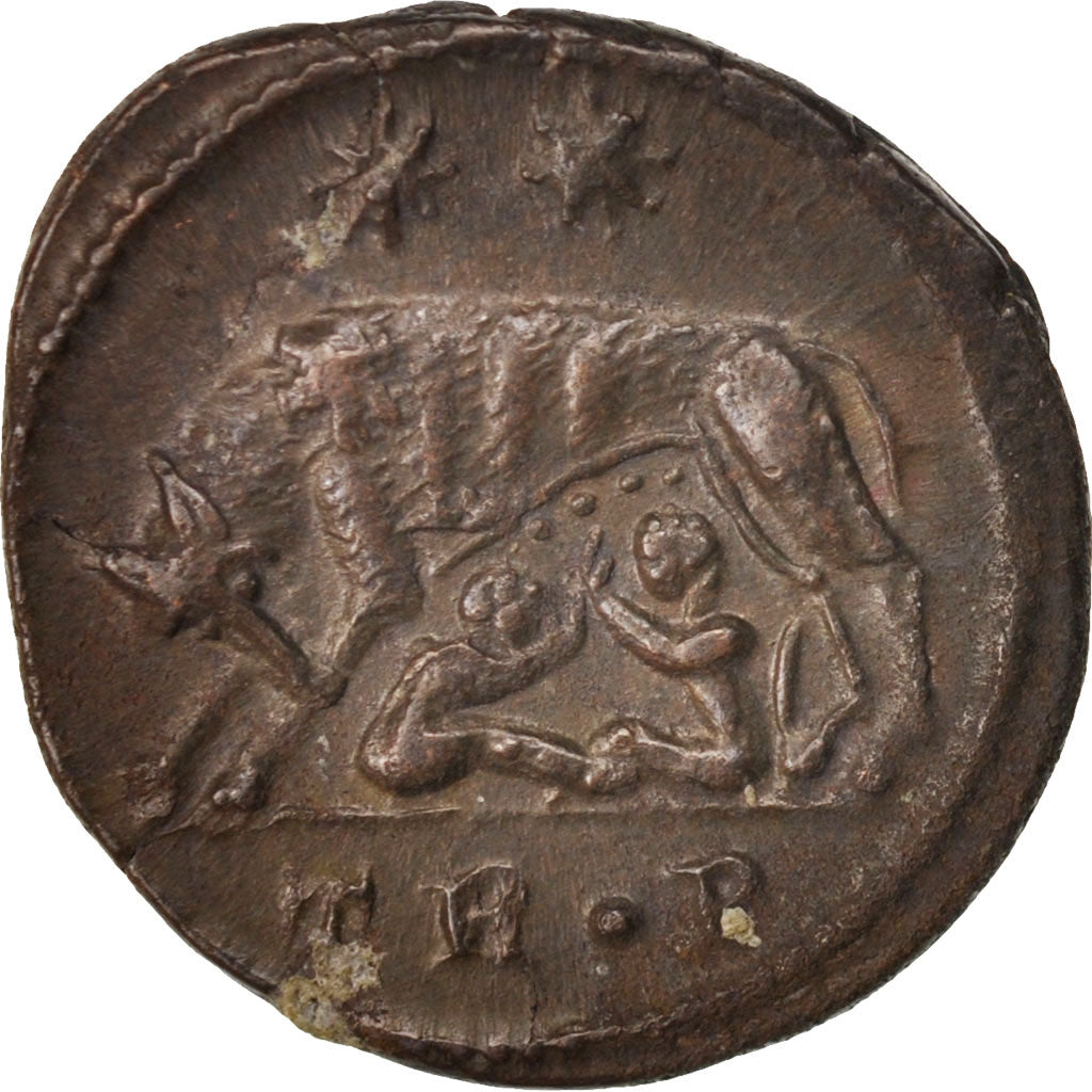 Münze, City Commemoratives, Follis, Trier, VZ+, Bronze, RIC:542