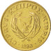 Coin, Cyprus, 5 Cents, 1988, MS(64), Nickel-brass, KM:55.2
