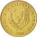 Coin, Cyprus, 5 Cents, 1988, MS(64), Nickel-brass, KM:55.2