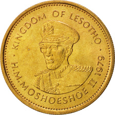 Lesotho, Moshoeshoe II, 5 Licente, Lisente, 1979, MS(65-70), Nickel-brass, KM:18