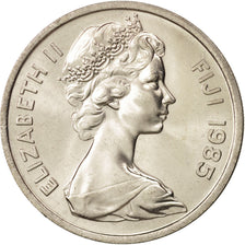 Munten, Fiji, Elizabeth II, 20 Cents, 1985, FDC, Copper-nickel, KM:31