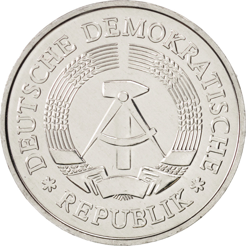 GERMAN-DEMOCRATIC REPUBLIC, Mark, 1987, Berlin, MS(65-70), Aluminum, KM:35.2