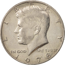Estados Unidos, Kennedy Half Dollar, 1978, Philadelphia, KM:A202b