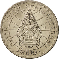Indonesia, 100 Rupiah, 1978, MS(65-70), Copper-nickel, KM:42